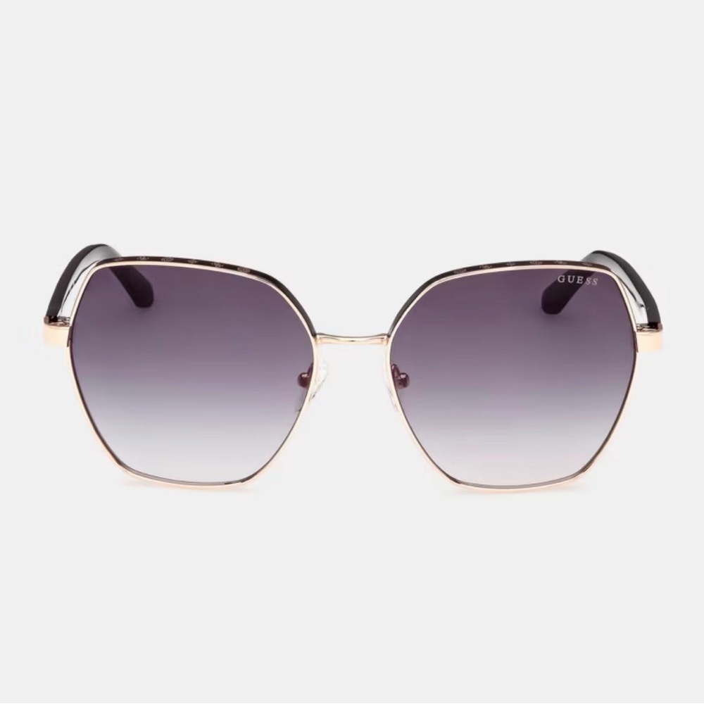 New Authentic Kenneth Cole Aviator Sunglasses Gold Metal Frame Gradient Unisex